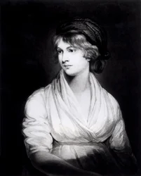 Porträt von Mary Wollstonecraft Godwin, Autorin von 
